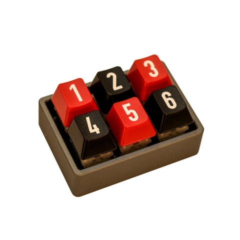 SixKeyBoard (Key Caps and Cable Not Included)